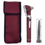 Fiber Optic Otoscope Burgundy