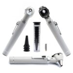 Fiber Optic Otoscope Silver